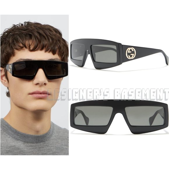 Gucci | Accessories | Gucci Black Thick Rim Gg Logo Gg358s Sunglasses |  Poshmark